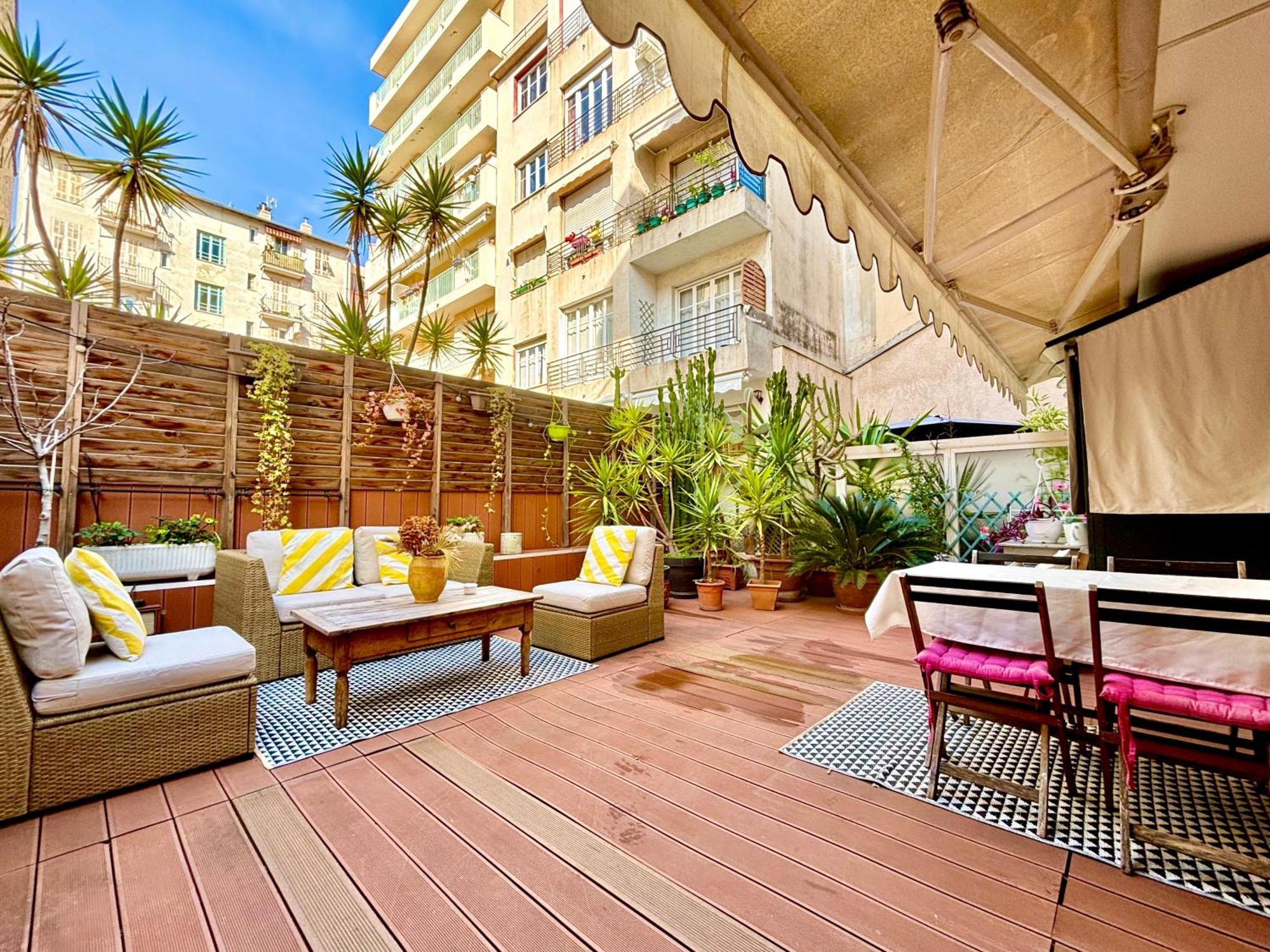 Large Magnificent Terrace Lägenhet Nice Exteriör bild